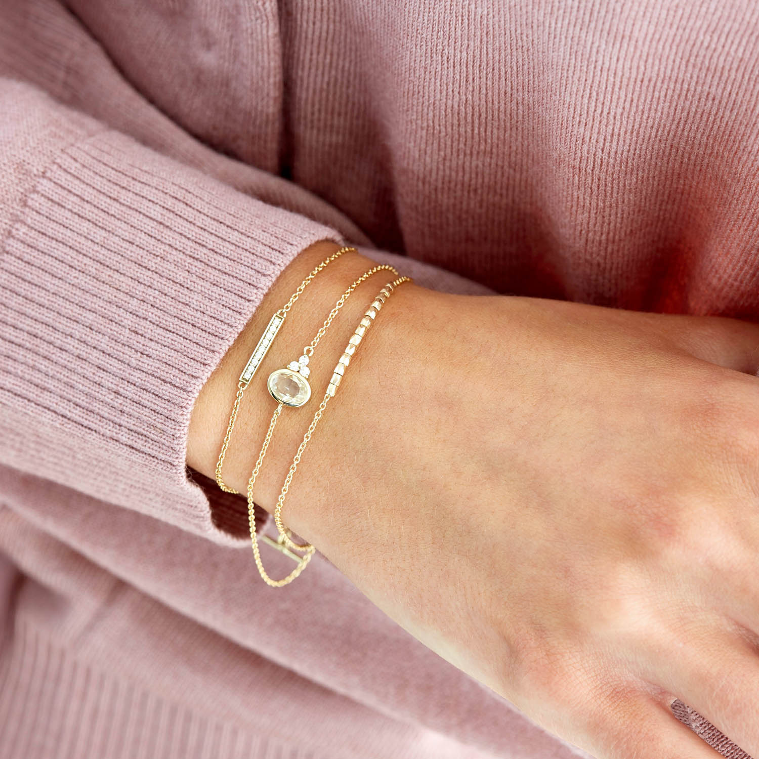 Ro Copenhagen Fryd White Armbånd B104Y106