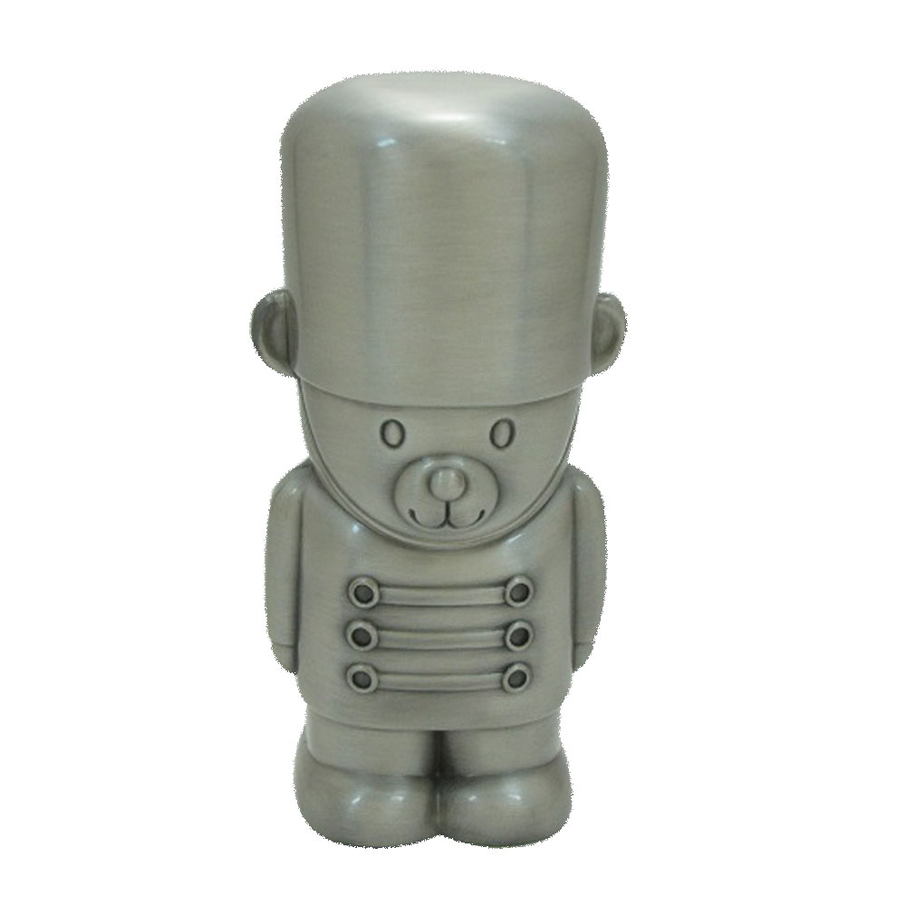 Nordahl Andersen Fortinnet sparebøsse soldat-bamse 92015276259