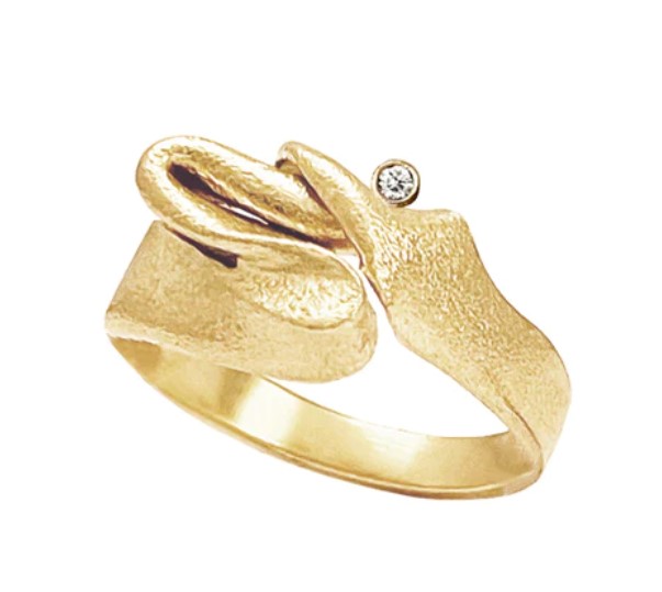 Heiring Mille no.4 diamant ring 53-3-74br-fg