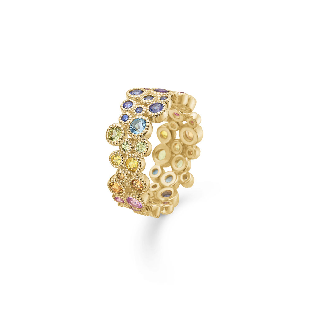 Mads Z Luxury Rainbow Ring 1544063