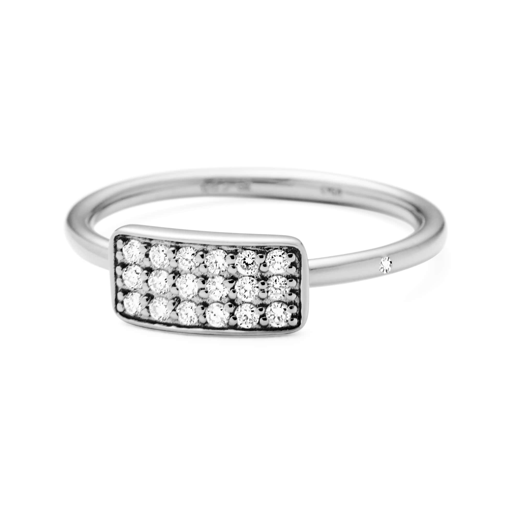 Ro Copenhagen Rock Square Diamant Ring R108W109