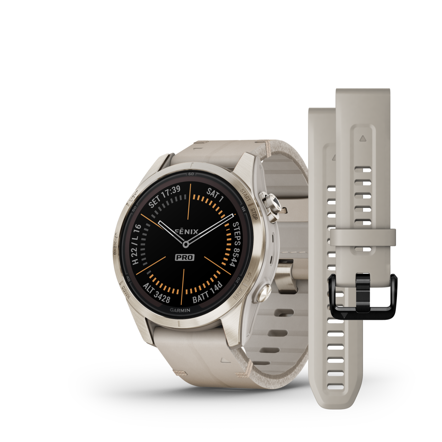 Garmin Fenix 7S Pro Sapphire Solar 010-02776-30