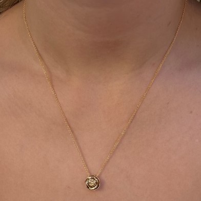 Mads Z Rosalie Vedhæng 8kt. 3330156