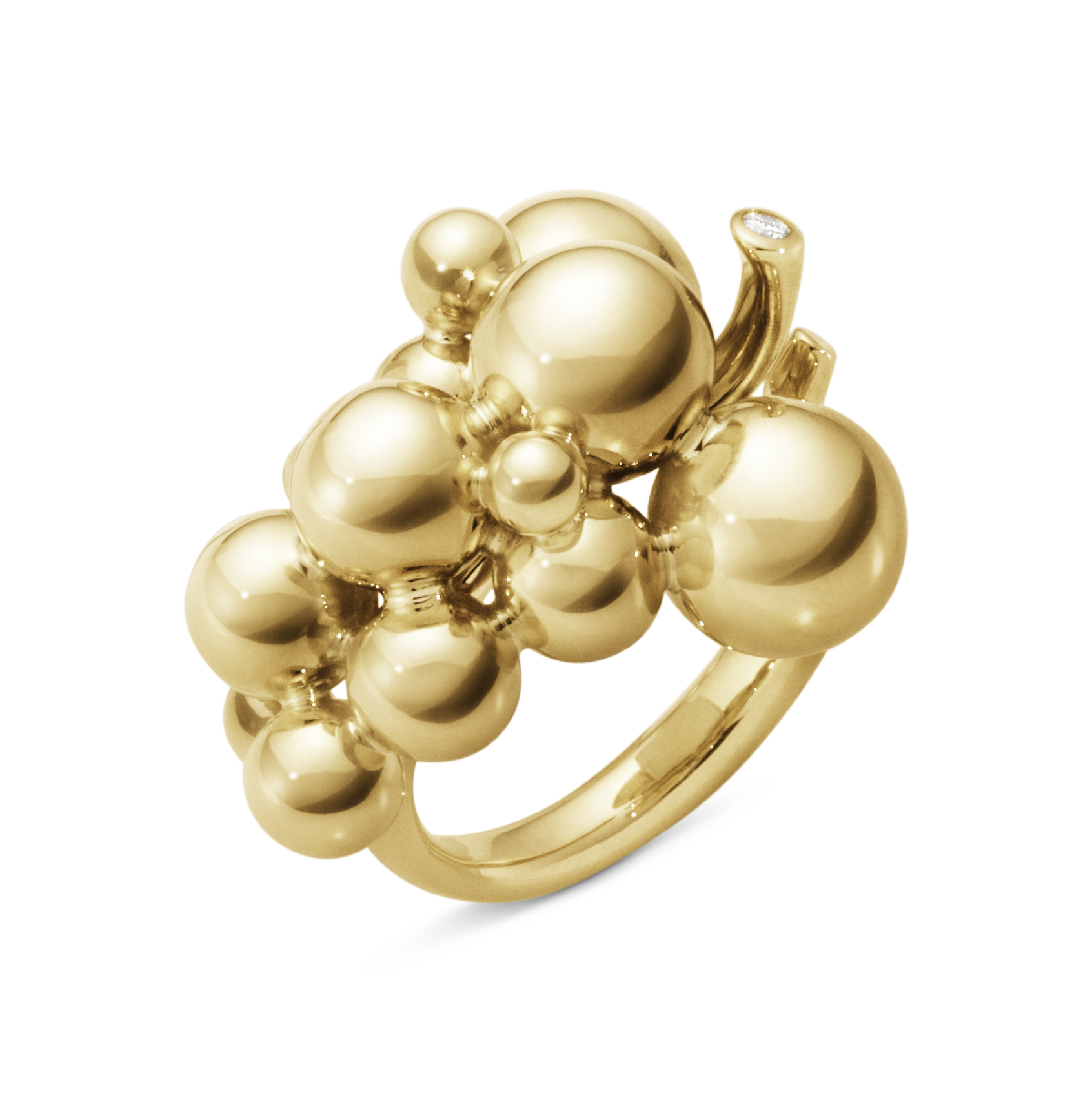 Georg Jensen Moonlight Grapes Ring Guld 20000207