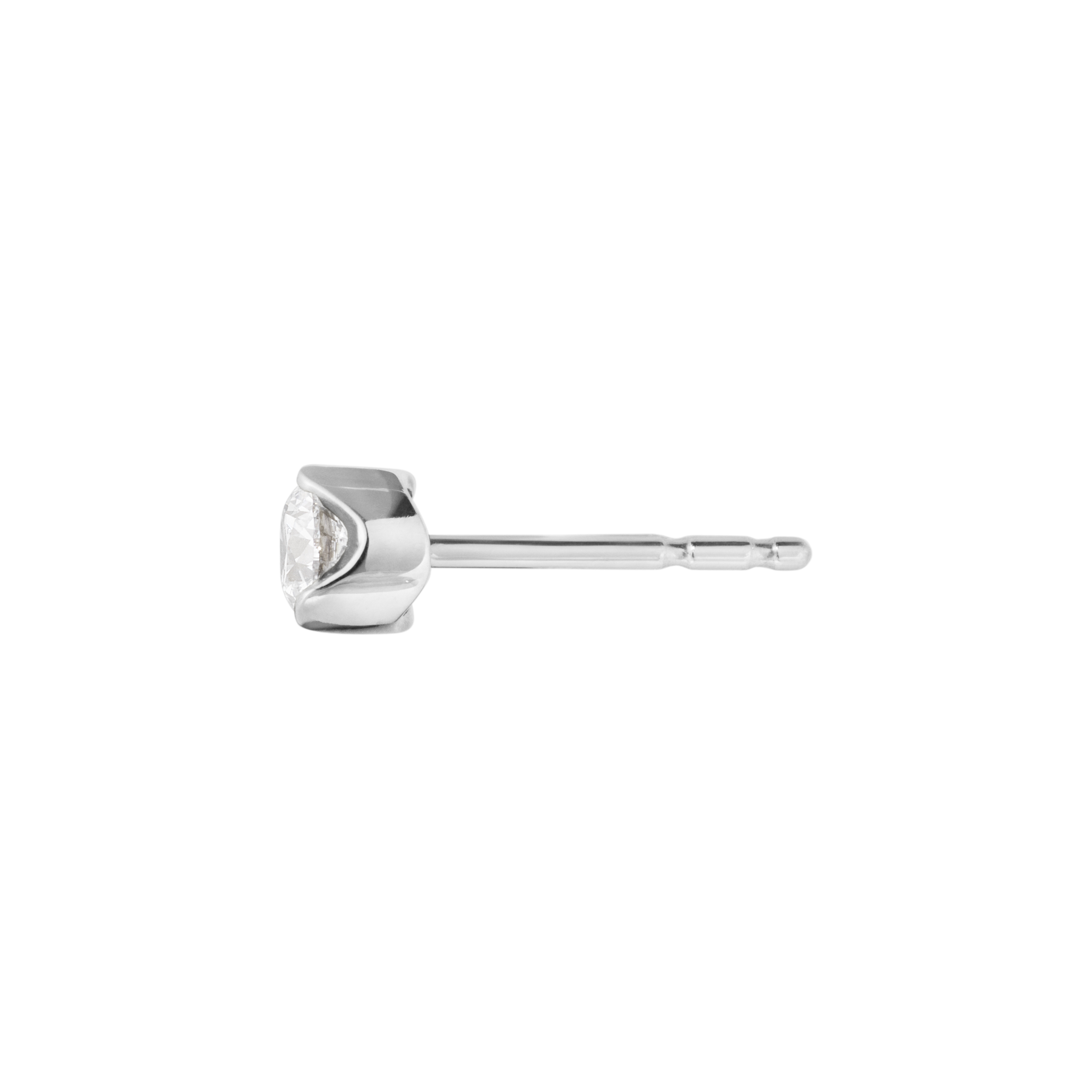 Georg Jensen Signature Hvidguld Solitaire Ørestik 20001349