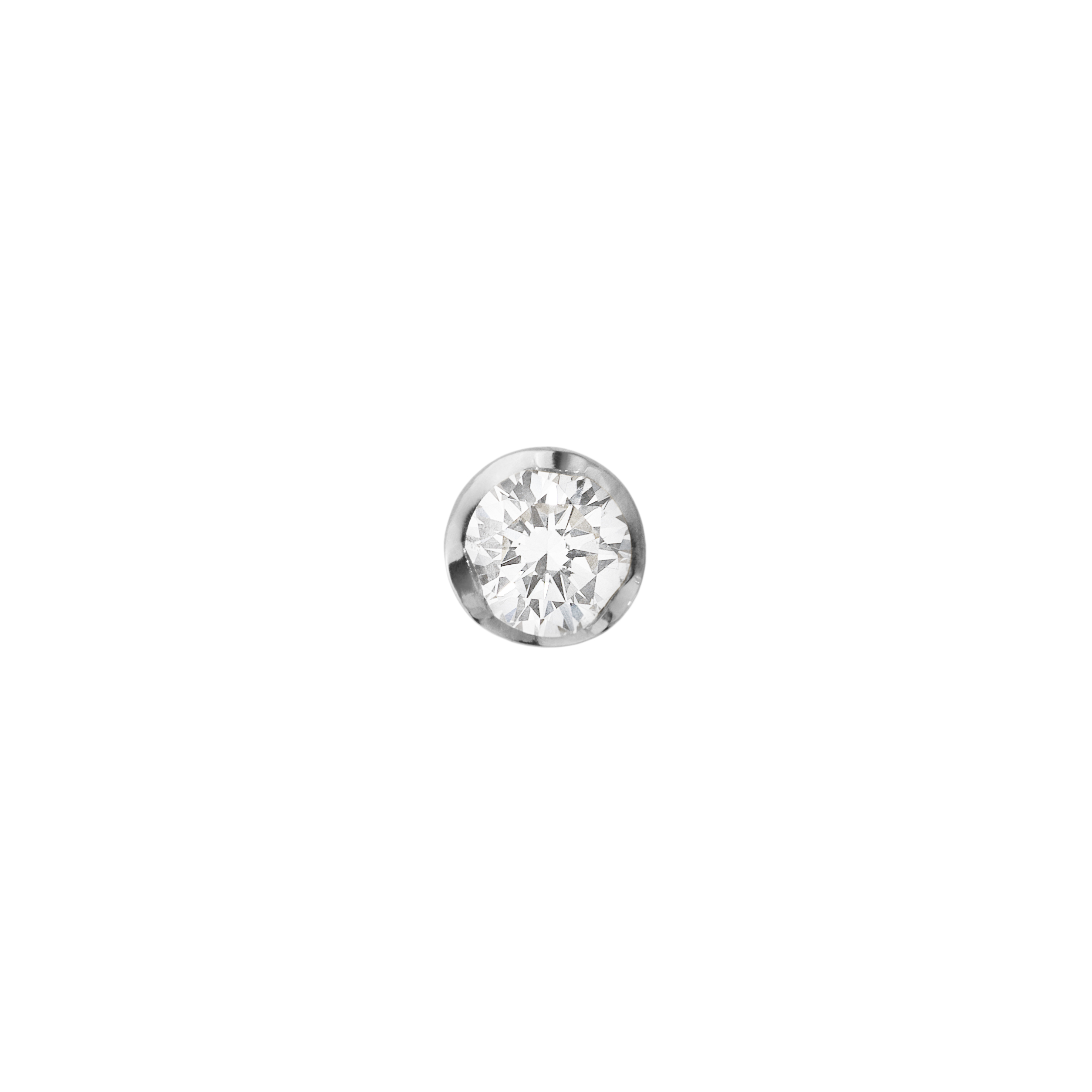Georg Jensen Hvidguld Diamonds Solitaire Ørestik 20001348