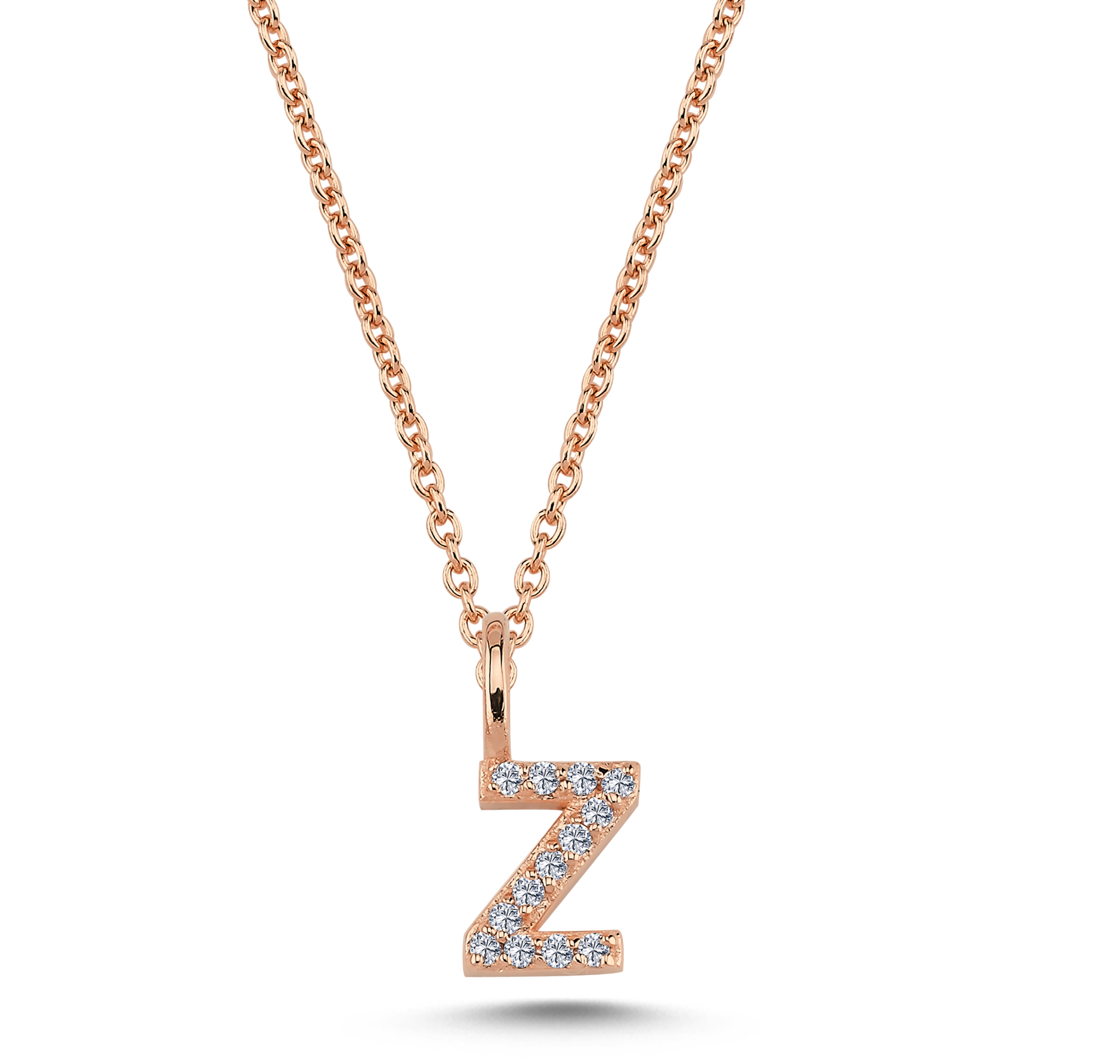 Nuran Bogstav vedhæng "Z" med pavé V2201-Z 0065