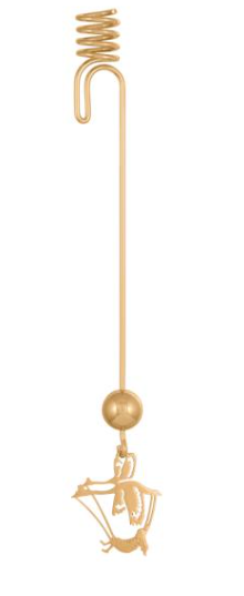 Nordahl Andersen Lysholder med De vilde svaner - forgyldt 98862702000