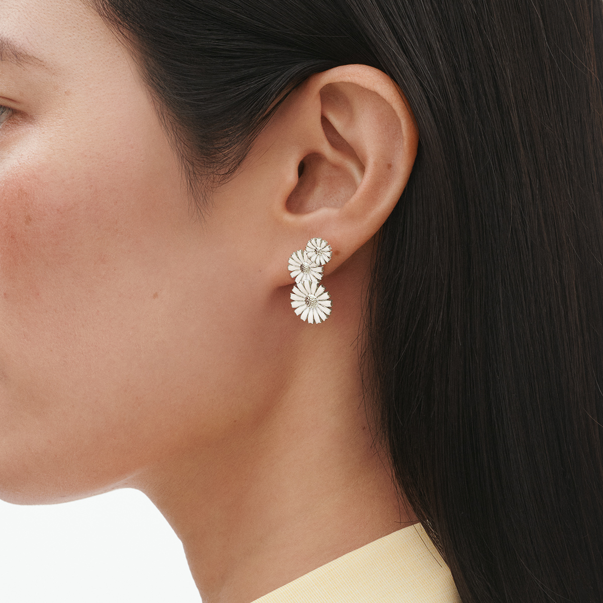 Georg Jensen Daisy Øreringe Sølv 20001543