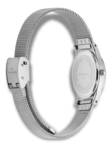 Mockberg Retro Mesh Silver Ur MB0254