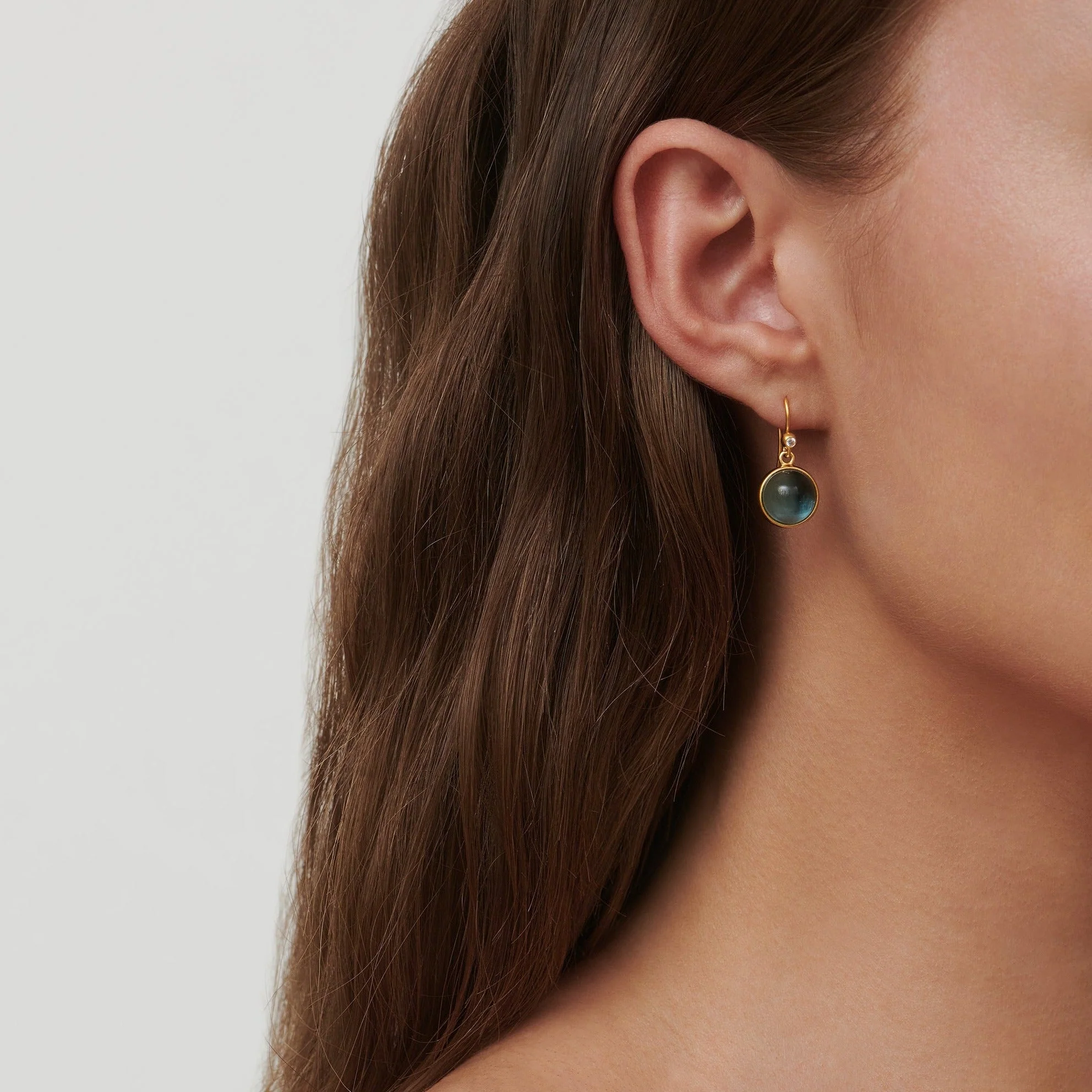 Julie Sandlau Prime Øreringe Ice Blue Forgyldt HKS181GDIBCRCZ