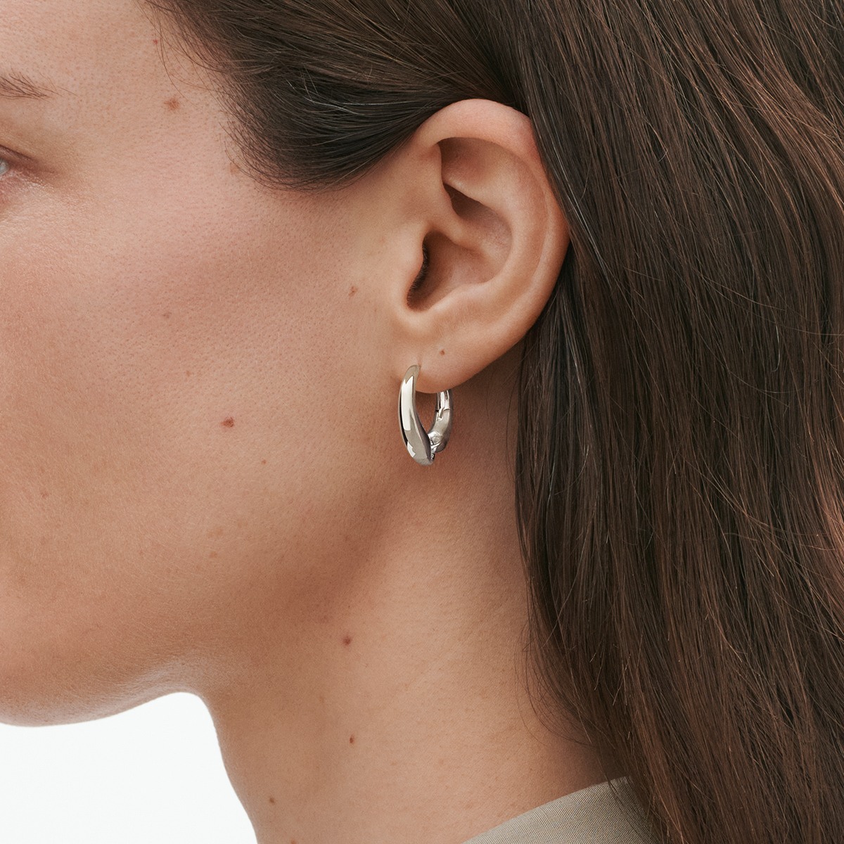 Georg Jensen Reflect Øreringe Sølv 20001177