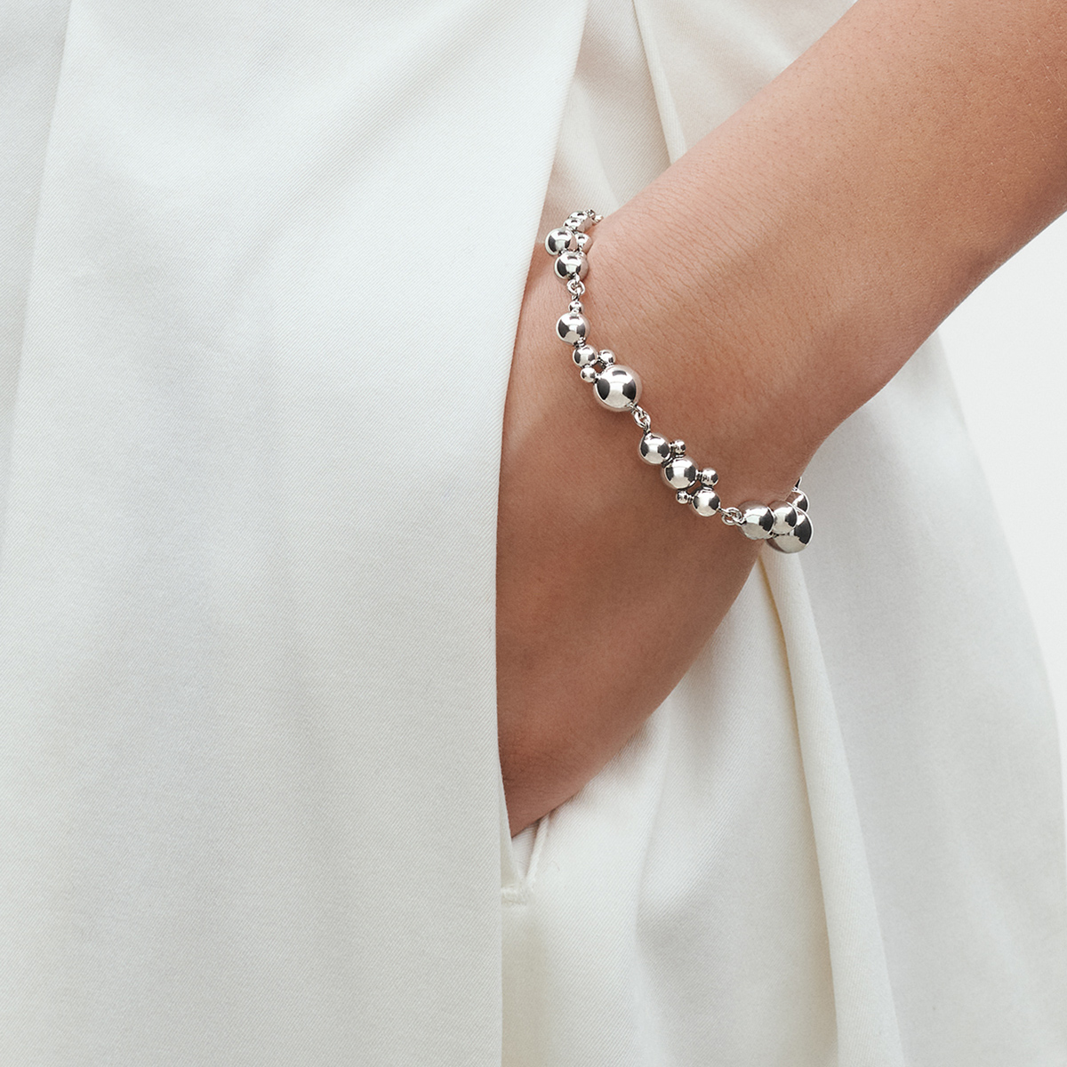 Georg Jensen Moonlight Grapes Armbånd Sølv 20001206