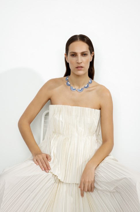 Georg Jensen Daisy Halskæde Blå 20001550