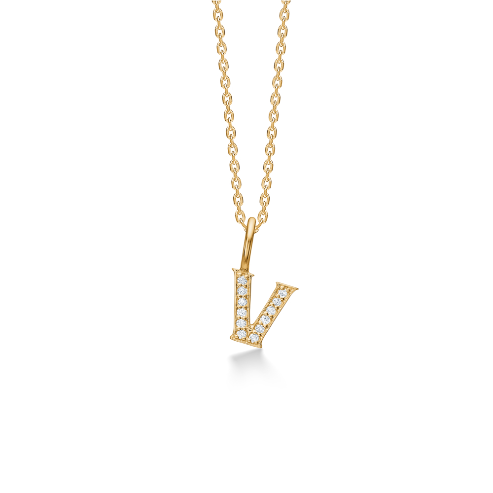 Mads Z 14 kt. Tender Love V Vedhæng 1531100-V