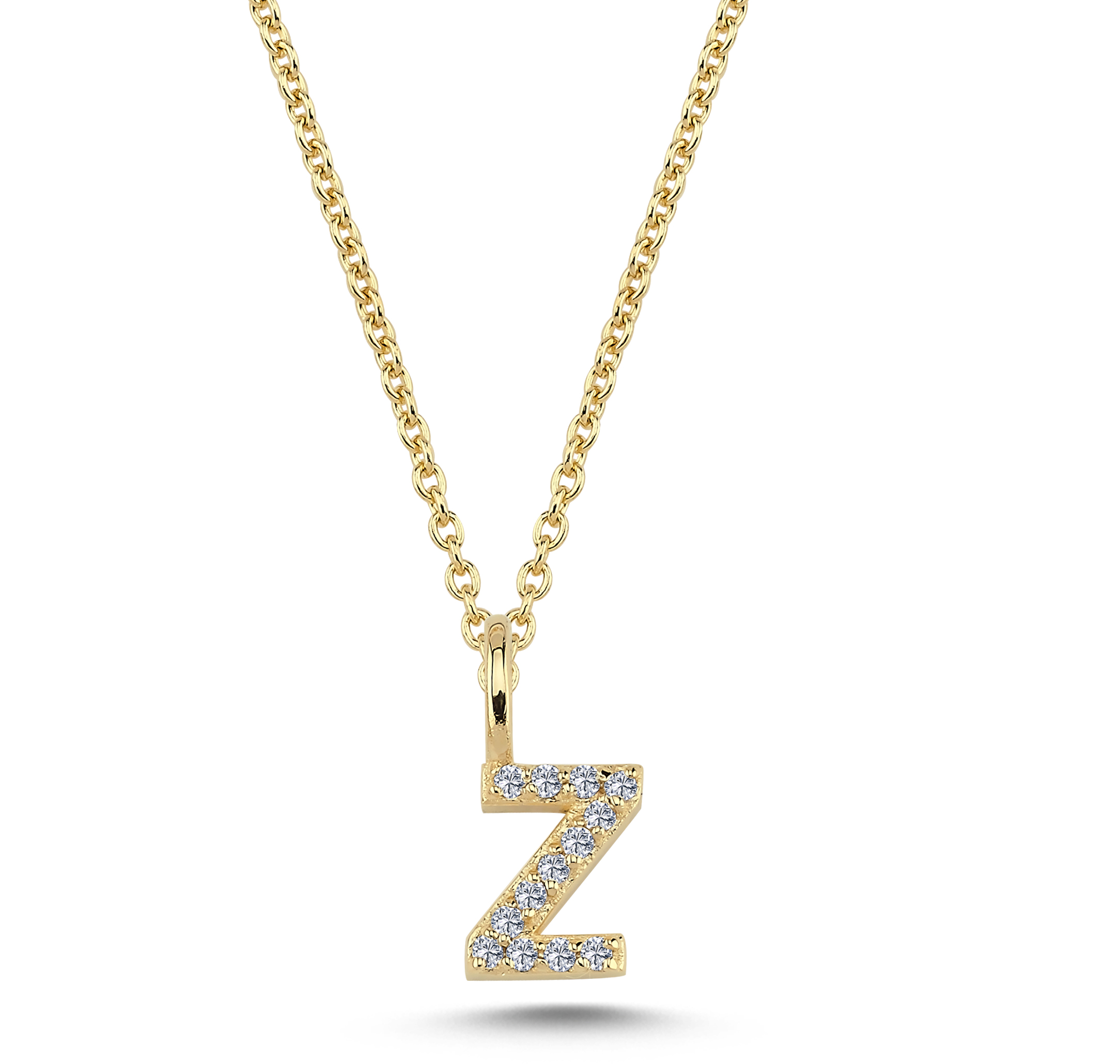 Nuran Bogstav vedhæng "Z" med pavé V2201-Z 0065