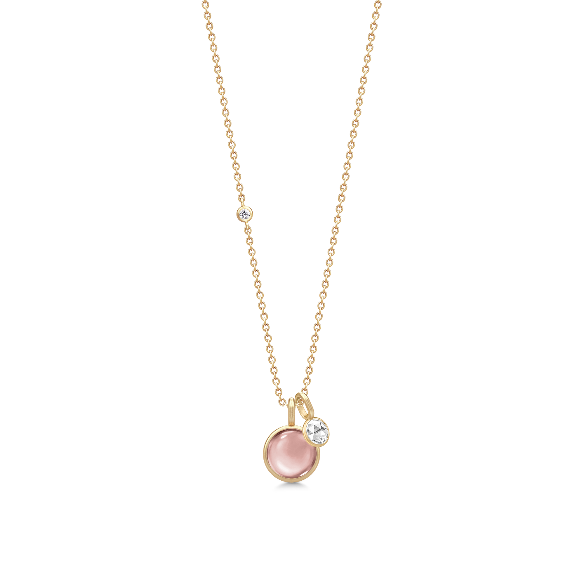 Julie Sandlau Prime Vedhæng Dusty Rose Forgyldt PD19GDDSROCR