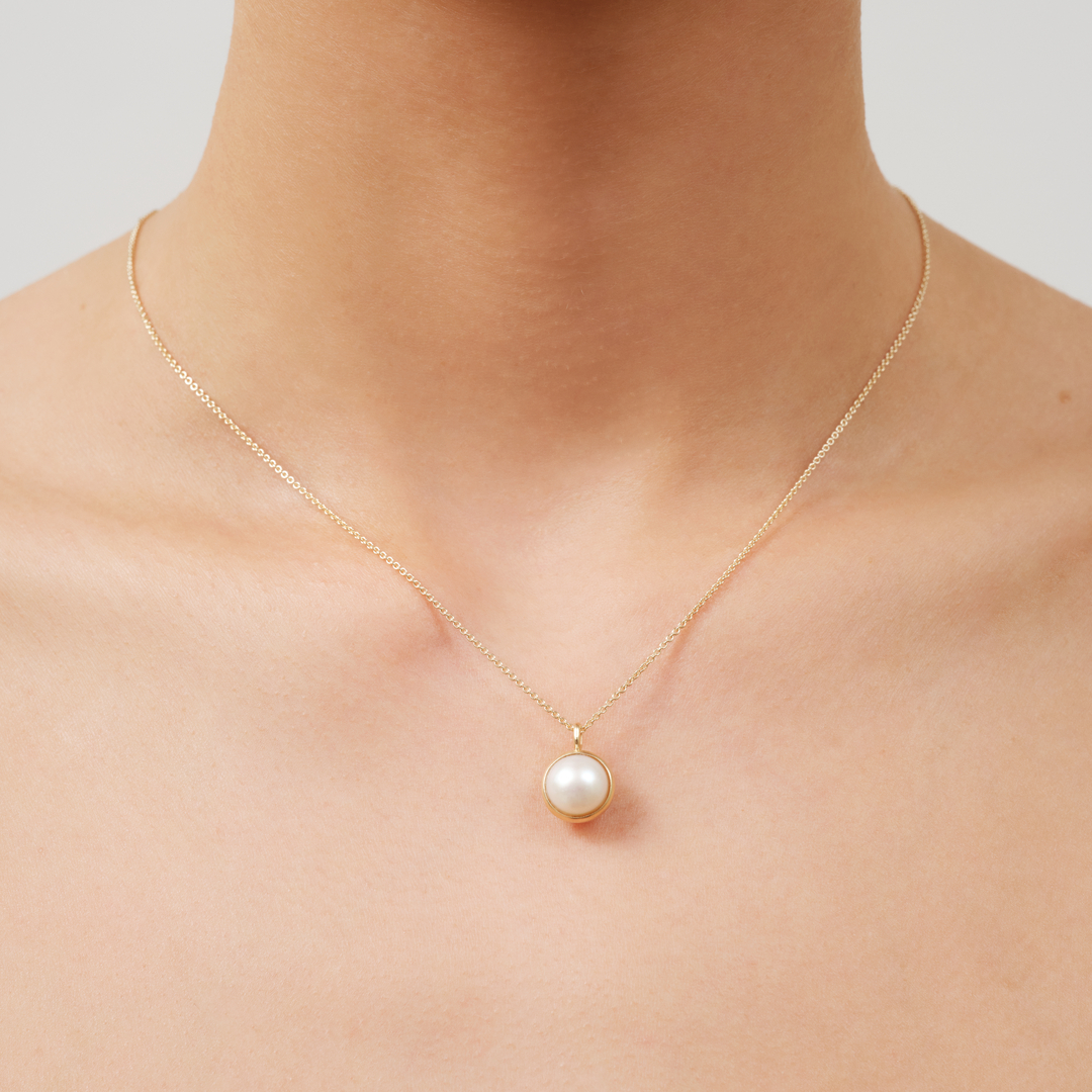 Julie Sandlau Prime Vedhæng Perle YG14-PD363WHPL