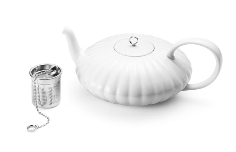 Georg Jensen Bernadotte Thekande Porcelæn 1 L 10019637