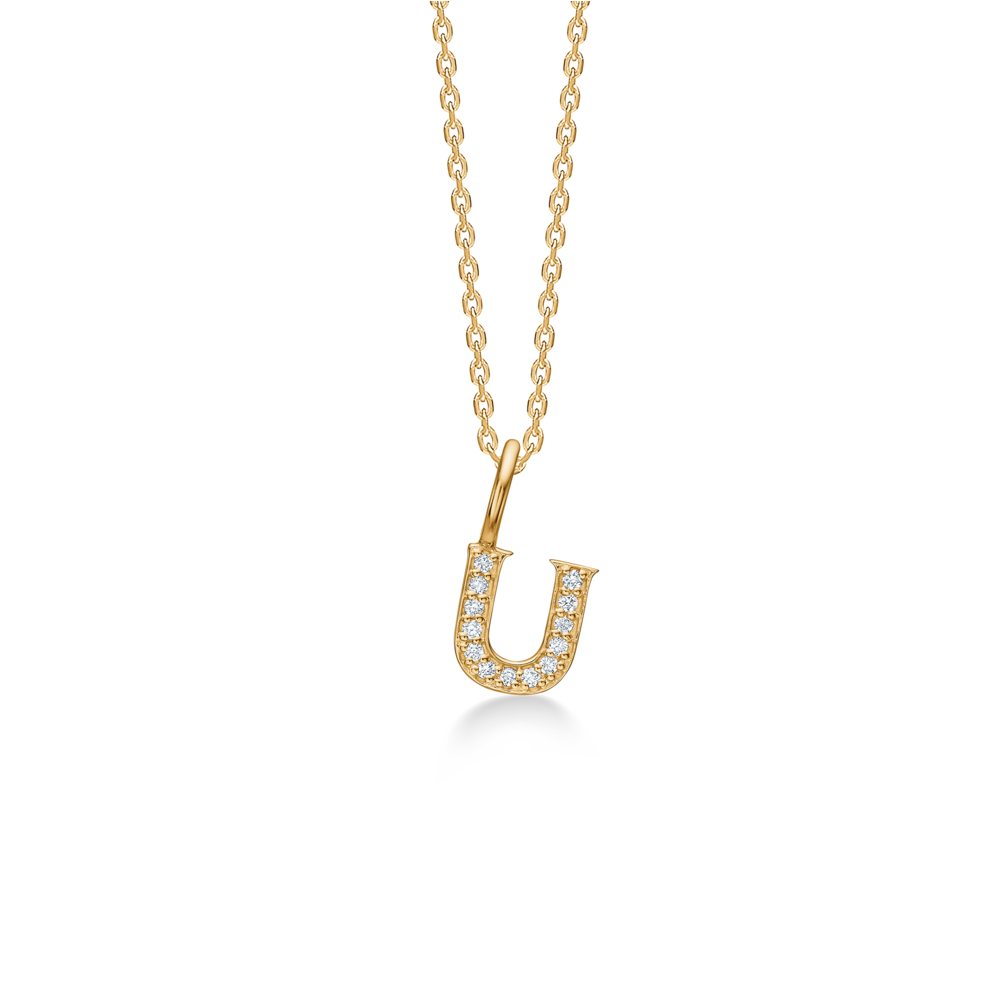 Mads Z 14 kt. Tender Love U Vedhæng 1531100-U