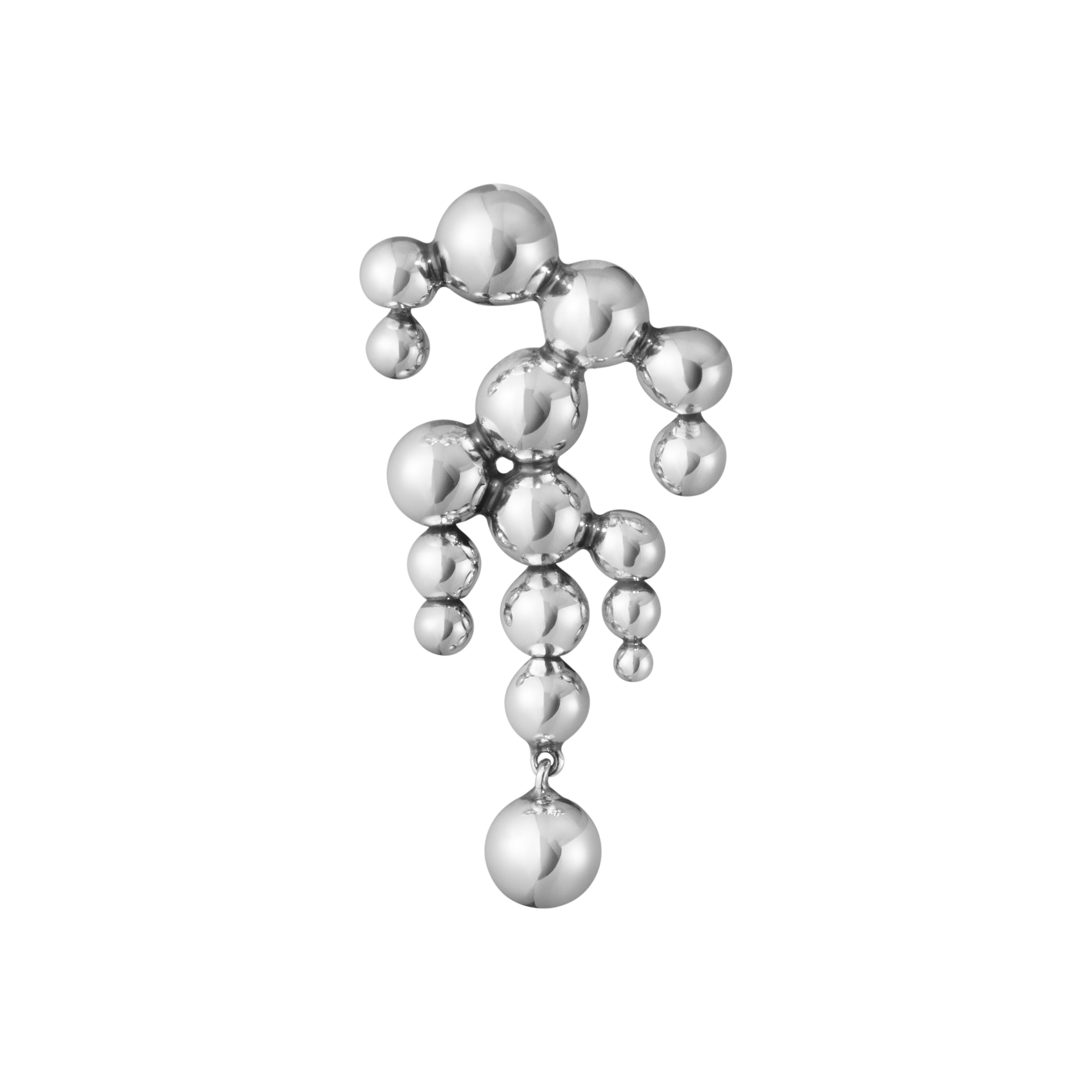 Georg Jensen Moonlight Grapes Højre ørering sølv 20001412