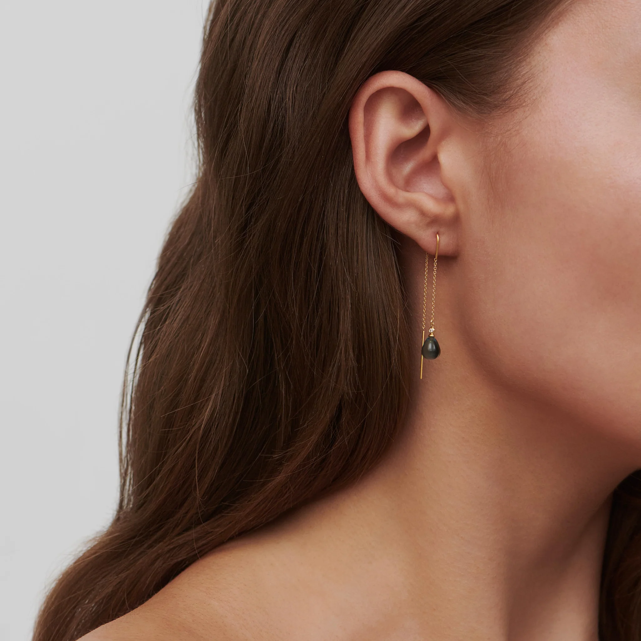 Julie Sandlau Tasha Chain Øreringe London Blue HKS704GDLBCRCZ