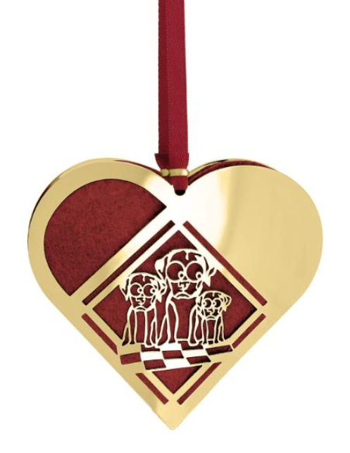 Nordahl Andersen Julehjerte - Fyrtøjet - 18k forgyldt 98862912000