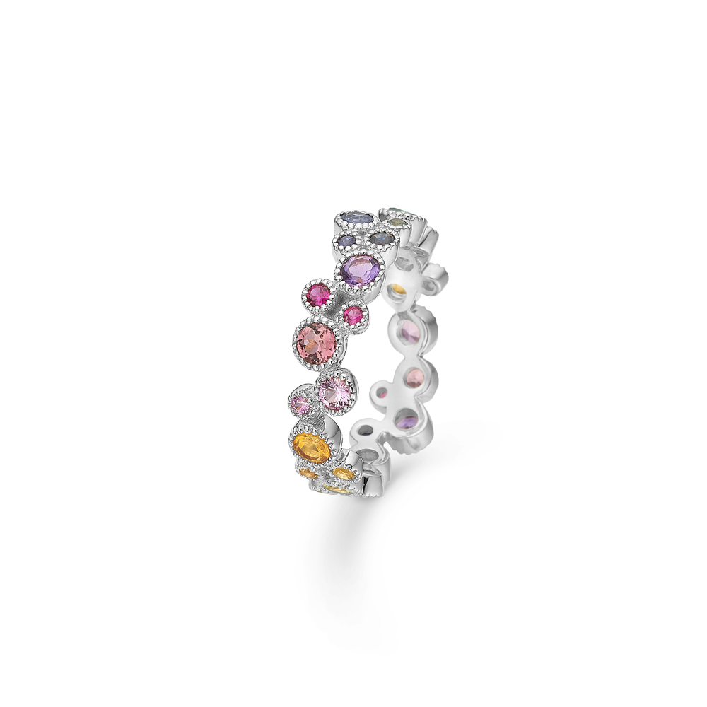 Mads Z Luxury Rainbow Ring 1644062