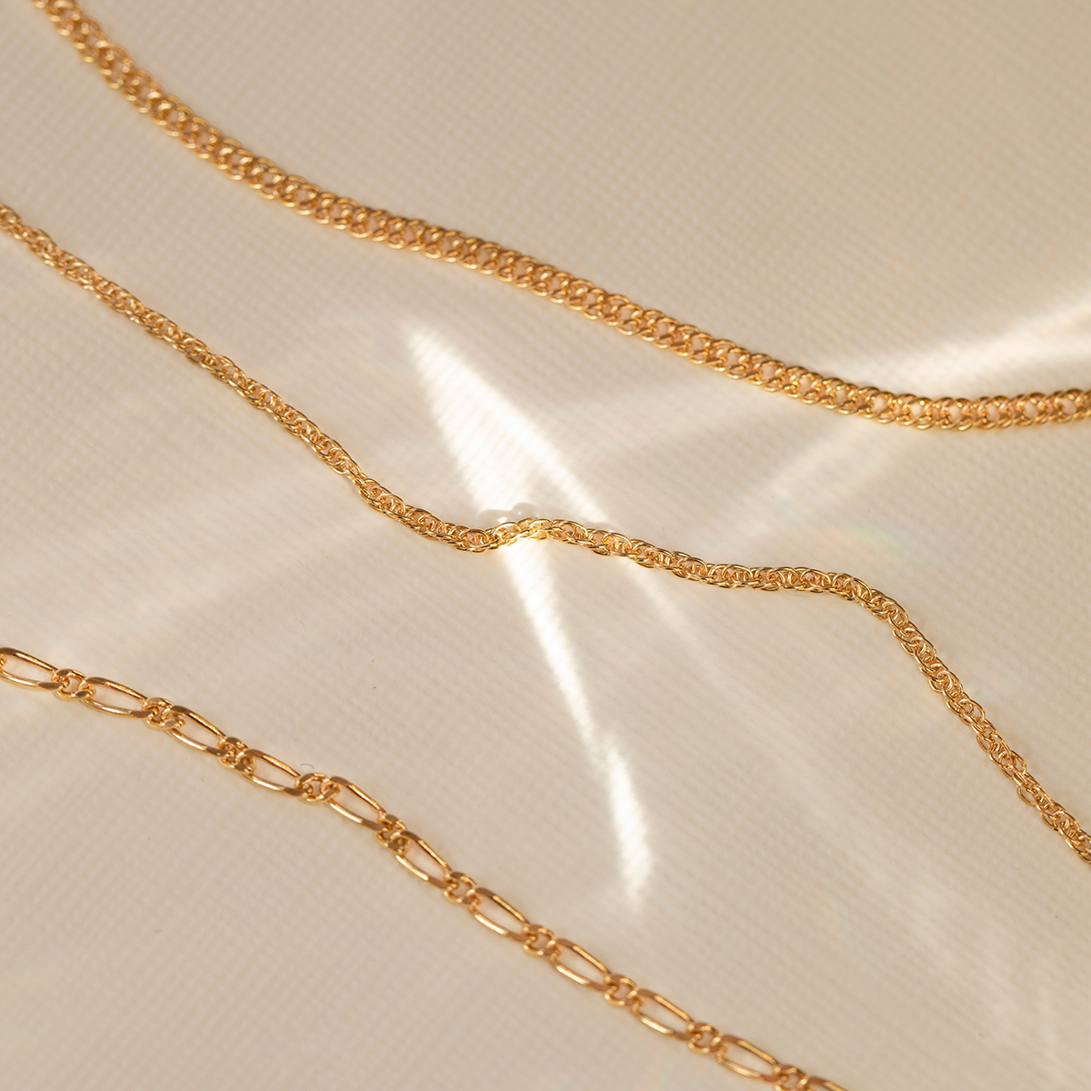 Carré 9-Karat armbånd Guld TNB 4403 9K 16+3cm