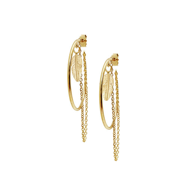 Heiring Fjer Creol Forgyldt 29-8-47FG