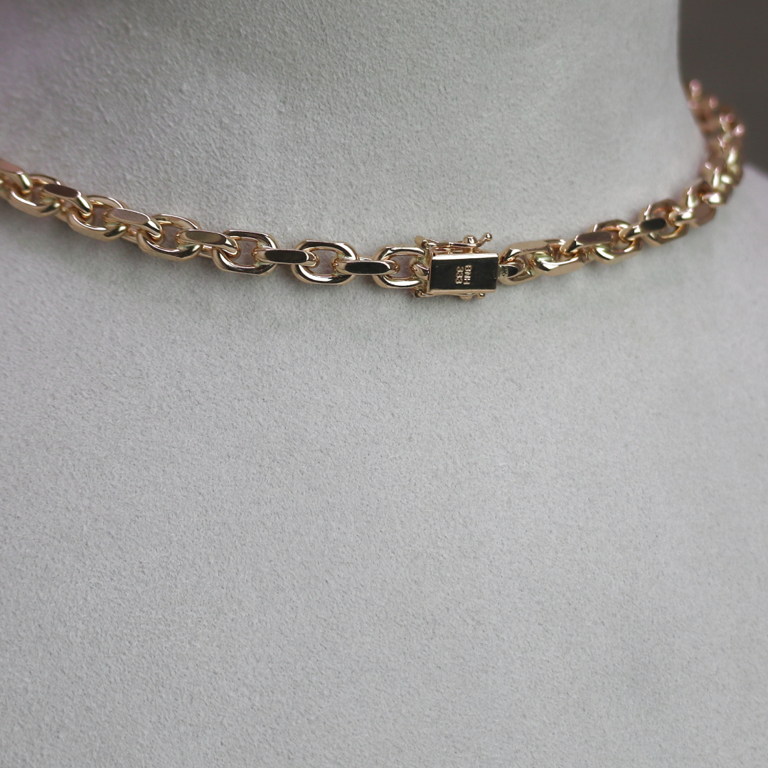 BNH Anker Facet Kæder 8 kt Guld 2,0 mm