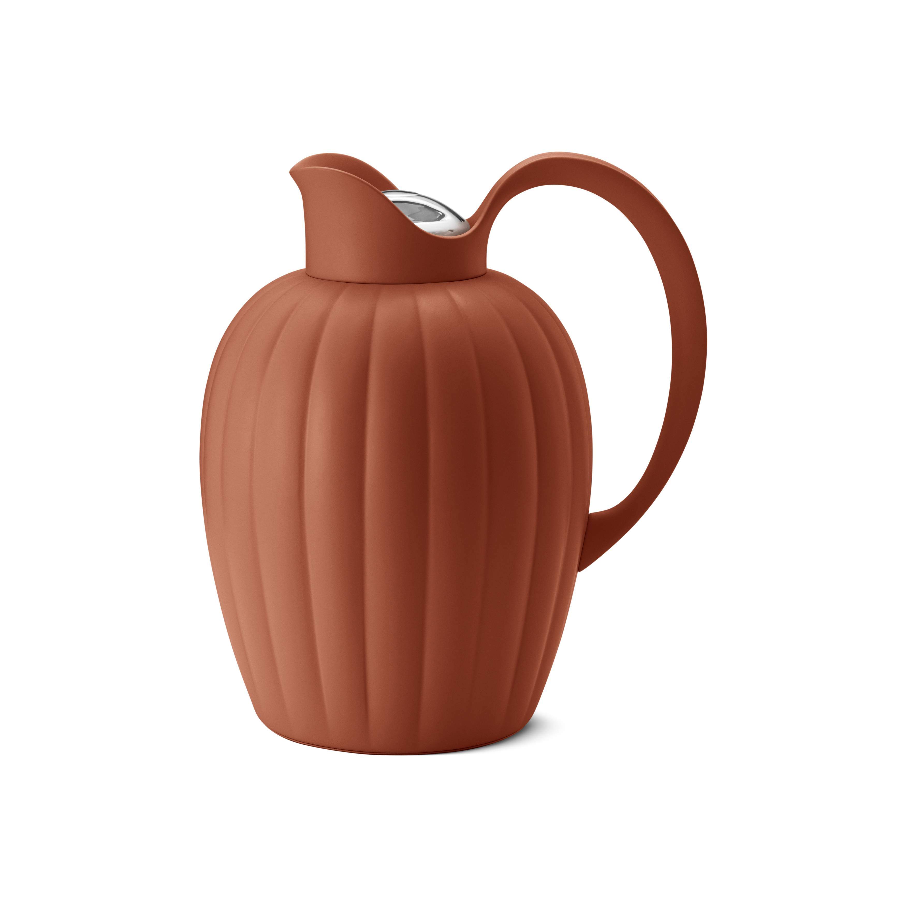 Georg Jensen Bernadotte Termokande 1L Terracotta Red 10019712