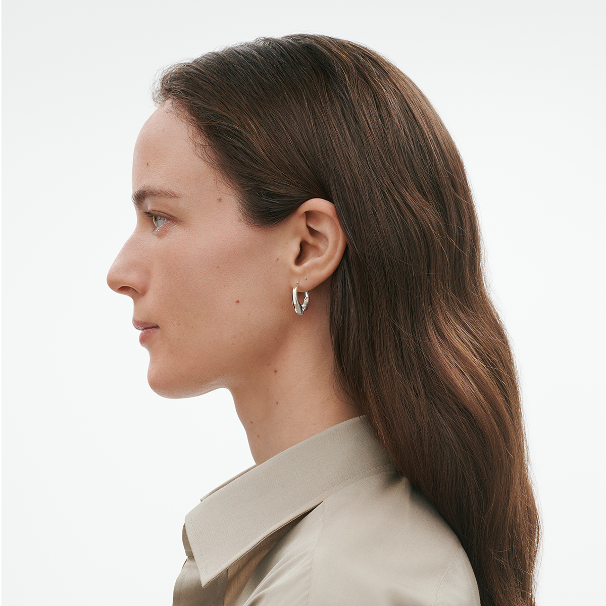 Georg Jensen Reflect Øreringe Sølv 20001177