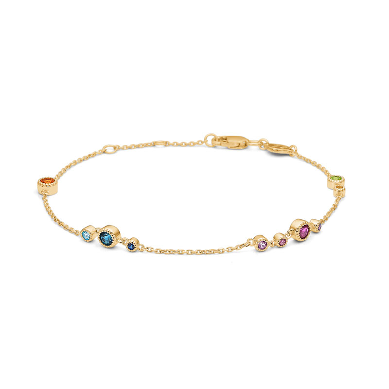 Mads Z Luxury Rainbow Armbånd 1554062