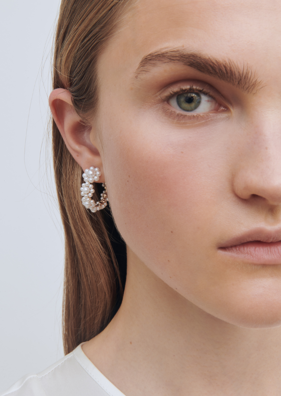 Sophie Bille Brahe Jardin Boucle Ørering EA23_FLEUR_HPL_FW