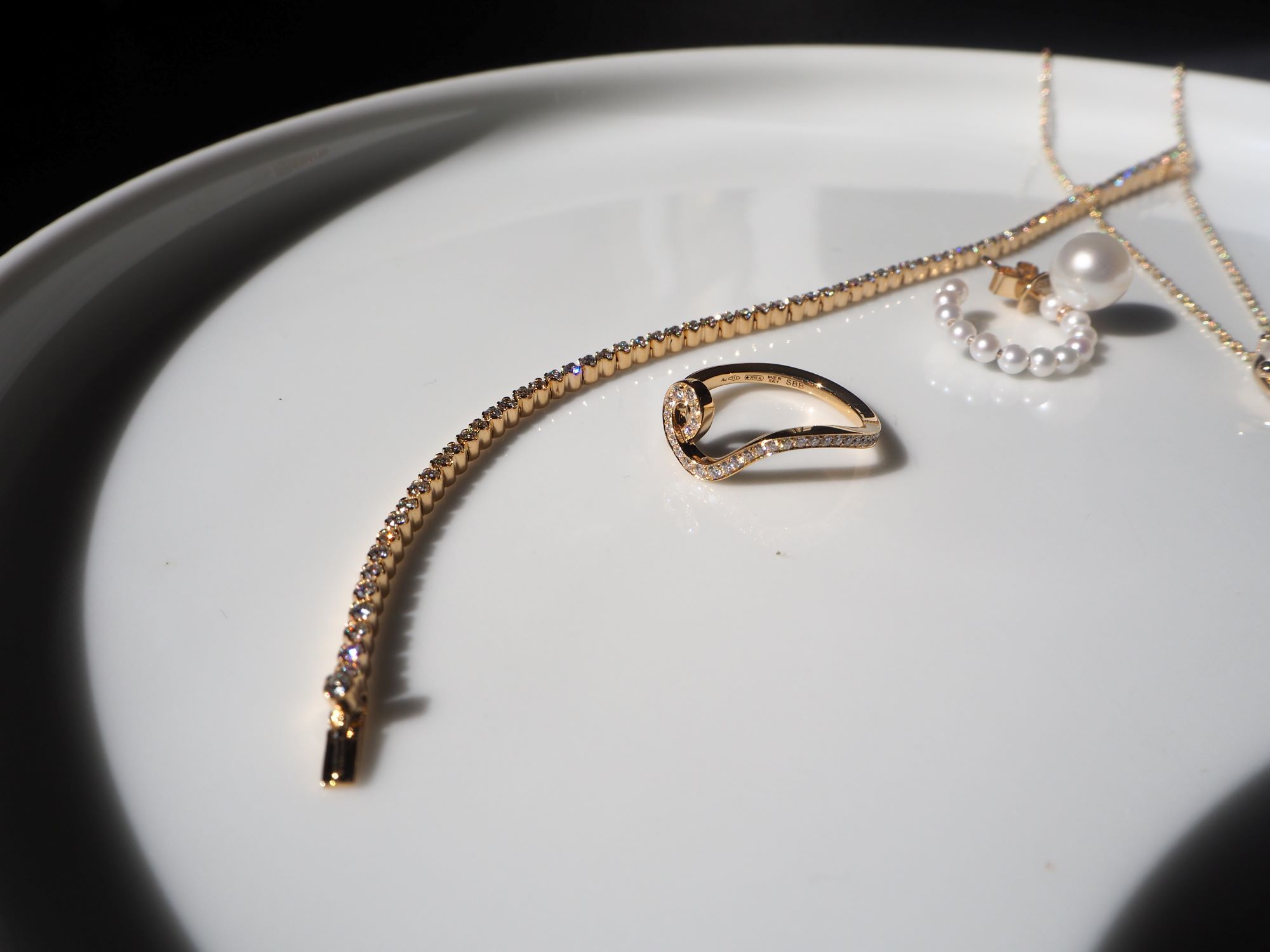 Sophie Bille Brahe Nuage de Bracelet BR2_NUA_BRA_WH