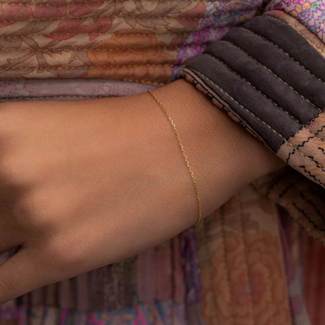 Carré 9-Karat Whisper Armbånd TNB 4490 9K 16+1,5+1,5cm