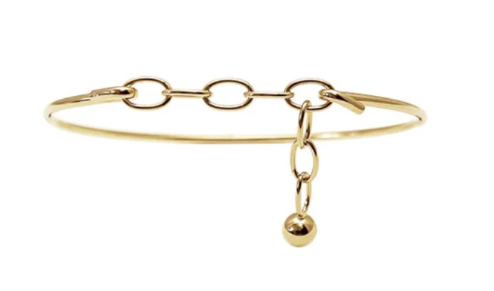 Heiring Armring Kæde Forgyldt 53-3-80fg