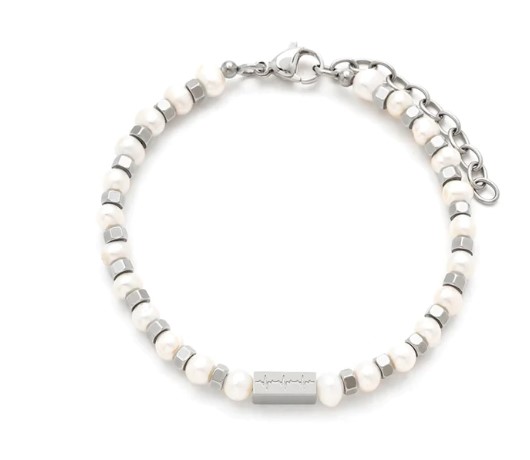 SAMIE armbånd med hvide ferskvandsperler x3015sws