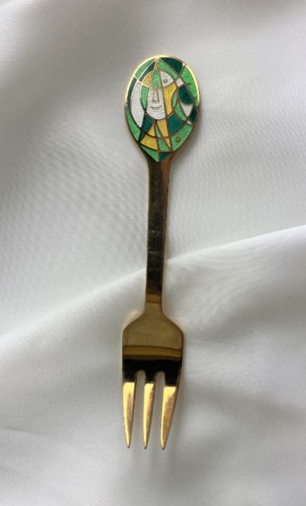 A. Michelsen Julekagegaffel 1980