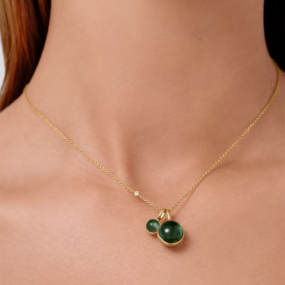 Julie Sandlau Prime Vedhæng Turmalin Forgyldt PD19GDTMCR