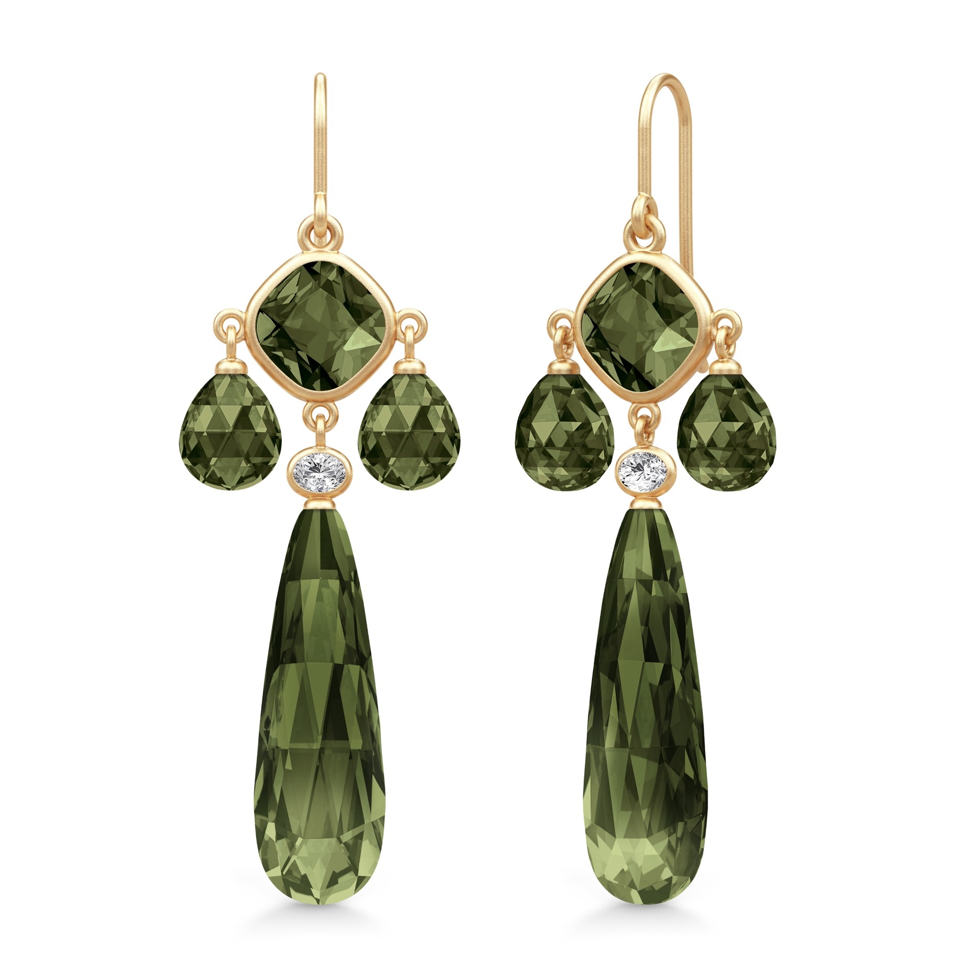 Julie Sandlau Ofelia Chandeliers Olive Green HKS822GDOLCRCZ