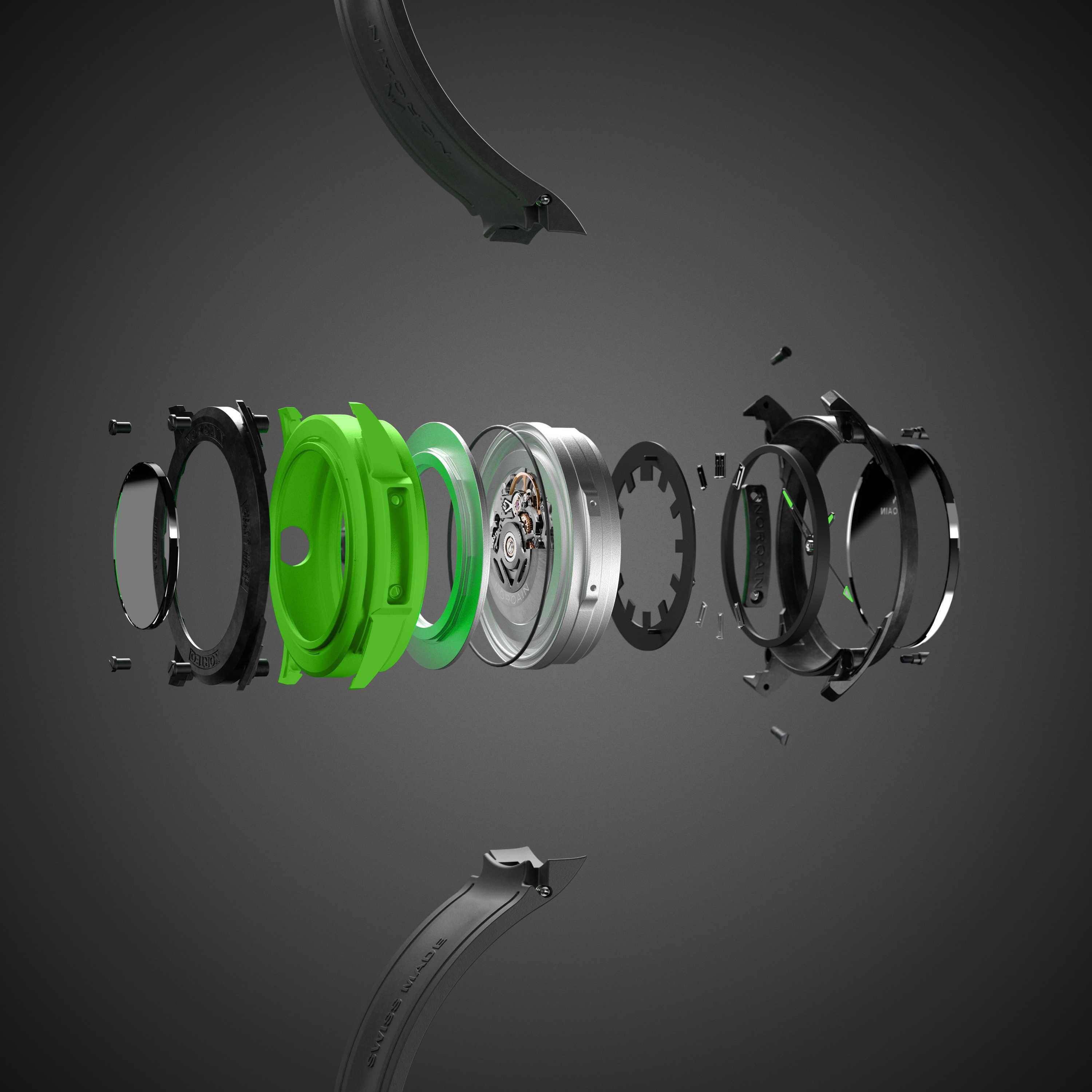 Norqain Wild One Skeleton NNQ3000QBE2AS/B014