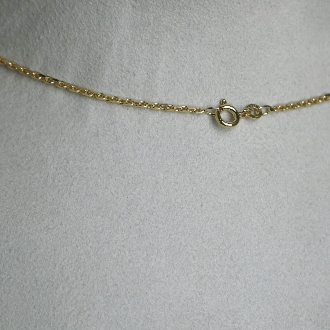 BNH Anker Facet Kæder 8 kt Guld 0,6 mm