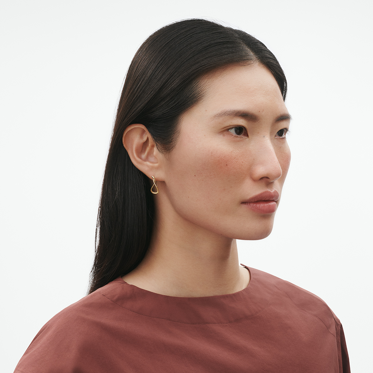 Georg Jensen Mercy Øreringe Small Guld 20001407