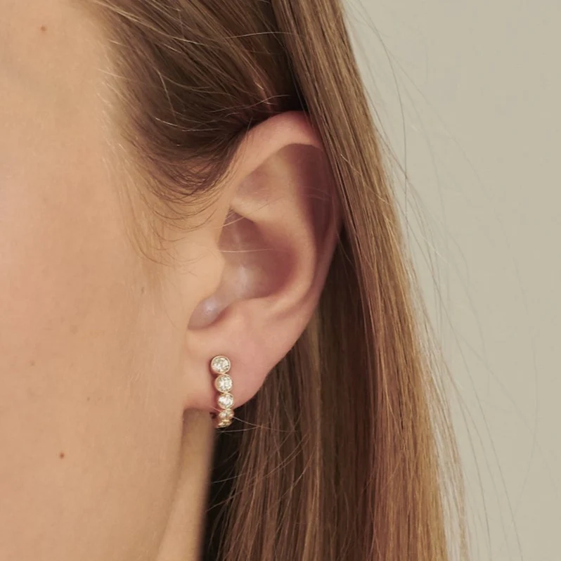 Sophie Bille Brahe Petite Boucle Ensamble Ørering EA04_PBE_WH