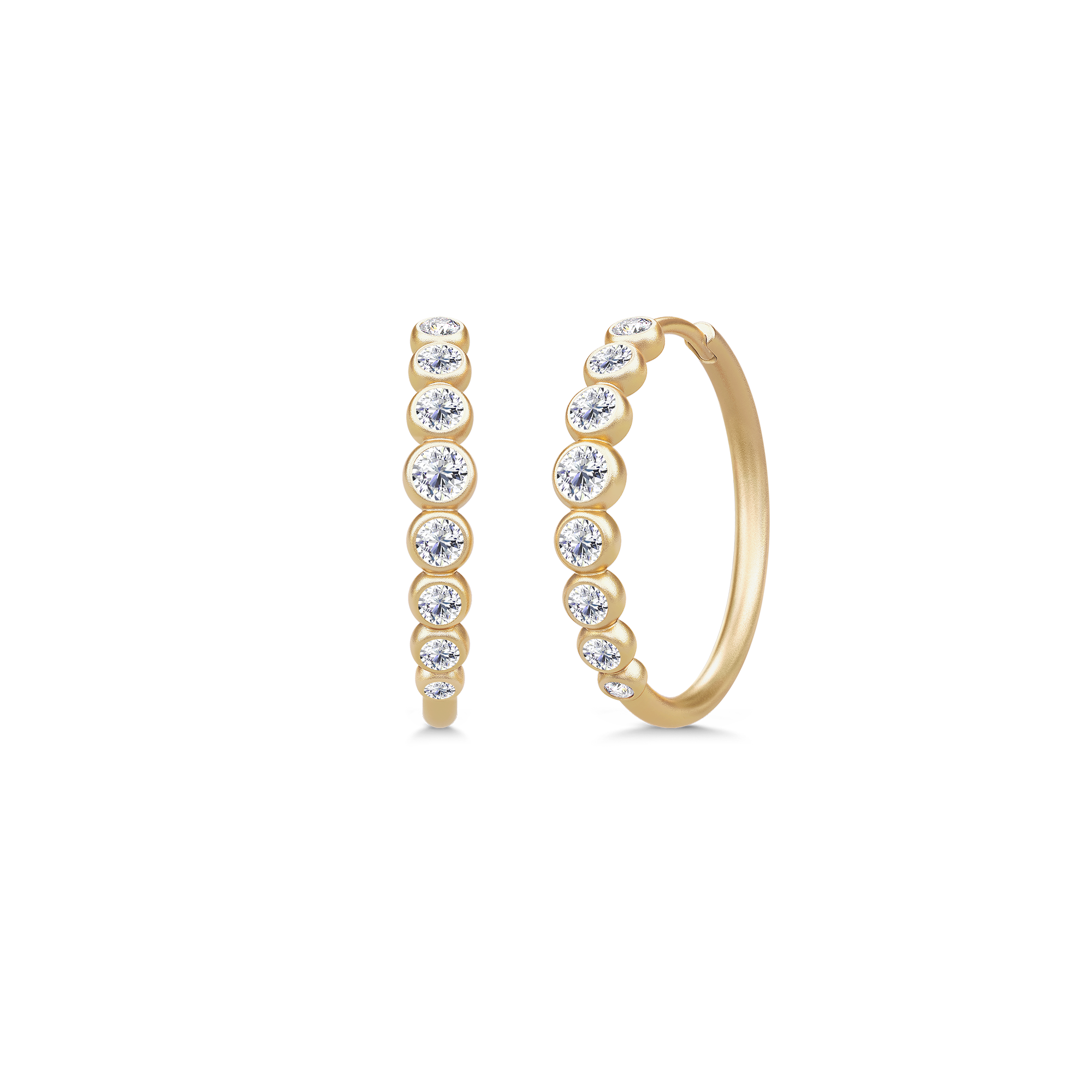 Julie Sandlau Lumen Midi Øreringe YG-HPM103