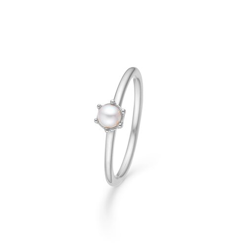 Mads Z Poetry Solitaire Pearl Ring 2143050