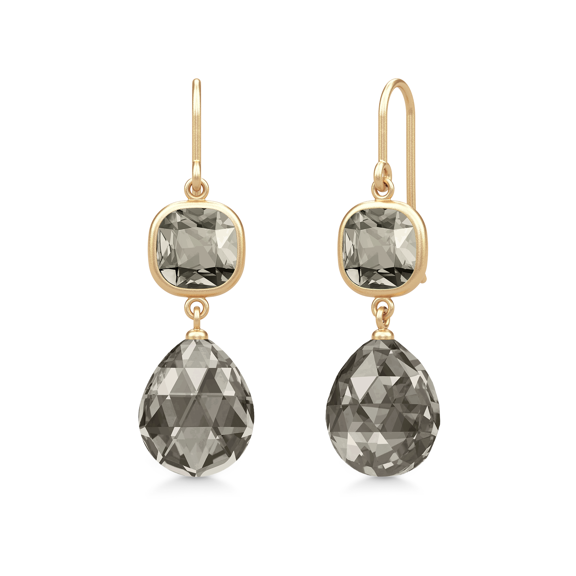 Julie Sandlau Olivia Øreringe Smokey Forgyldt HKS728GDSMCR