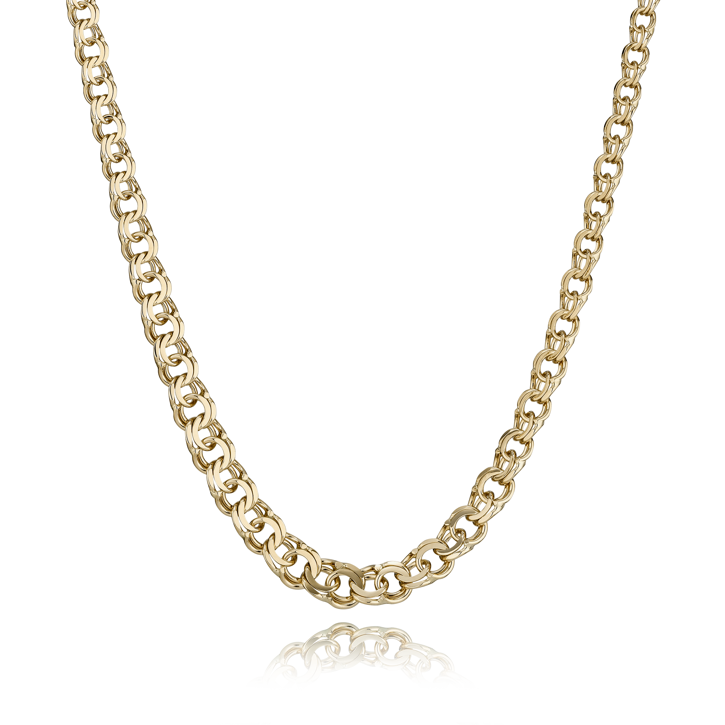 BNH Bismark Kæder m/forløb 14 kt Guld 6,0 mm